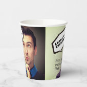 ボスおもしろいのメッセージ紙カップfor office 紙コップ (左)