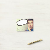 ボスおもしろいのメッセージ。投稿ノート ポストイット (デスク上)