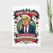 ボスおもしろいクリスマスカード シーズンカード (正面)