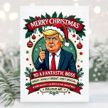 ボスおもしろいクリスマスカード シーズンカード<br><div class="desc">ボスおもしろいクリスマスカードをボスにメリークリスマスと新年を祝う。</div>