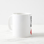 ボスおもしろいコーヒーマグ、鞭をクラッキン コーヒーマグカップ (正面左)