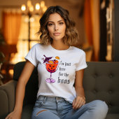 ボスおもしろいハロウィーンの衣装に来たばかりだ Tシャツ