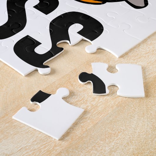 ボスおもしろいパズル、ホイップ付ペンギン ジグソーパズル (側面)