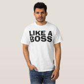 ボスおもしろいTシャツのように Tシャツ (正面フル)