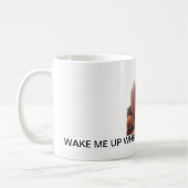 ボスが出て来るとき私をの上の目覚めさせて下さい! コーヒーマグカップ (左)