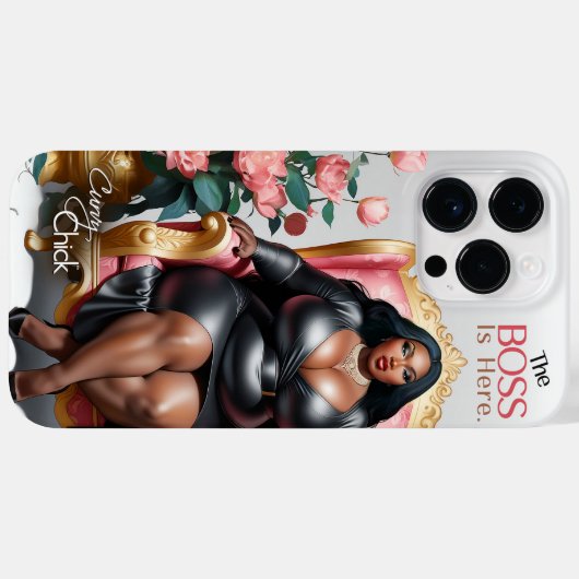 ボスが来た Case-Mate iPhoneケース (裏面 (横))