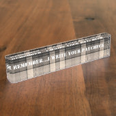 ボスのおもしろいカスタマイズ可能なデスク名プレート デスクネームプレート (側面)