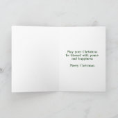 ボスのためのクリスマスカード シーズンカード (内部)