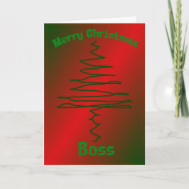 ボスのためのクリスマスカード シーズンカード