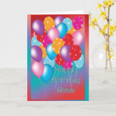 ボスのためのバースデー・カード カード (黄色い花)