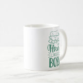ボスのようなフロス コーヒーマグカップ (正面右)