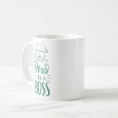 ボスのようなフロス コーヒーマグカップ (正面左)