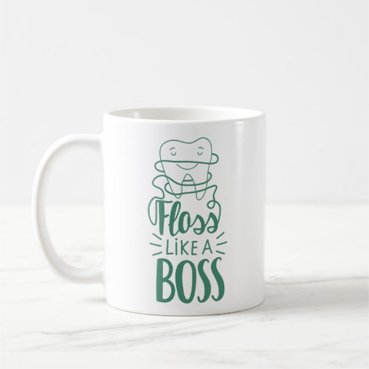 ボスのようなフロス コーヒーマグカップ (左)