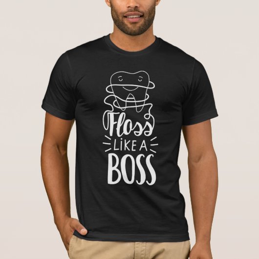 ボスのようなフロス Tシャツ (正面)