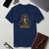 ボスのようなライオン Tシャツ