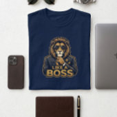 ボスのようなライオン Tシャツ