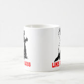 ボスのようなラーテル、 コーヒーマグカップ (中央)
