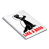 ボスのようなラーテル、 ノートブック (右側)