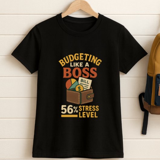 ボスのような予算おもしろいの作成 Tシャツ