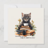 ボスのように学校に行く準備ができている (正面)