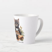 ボスのように学校に行く準備ができている カフェラテマグ (右アングル)