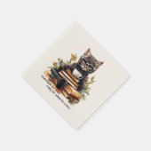 ボスのように学校に行く準備ができている スタンダードカクテルナプキン (角)