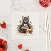 ボスのように学校に行く準備ができている スタンダードカクテルナプキン (インサイチュ)