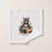 ボスのように学校に行く準備ができている バスタオルセット (ウォッシュタオル)