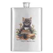 ボスのように学校に行く準備ができている フラスク (正面)