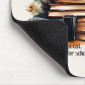 ボスのように学校に行く準備ができている マウスパッド (コーナー)