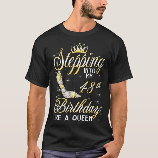 ボスのように48誕生日へ Tシャツ (正面)