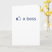 ボスのように カード (黄色い花)