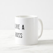 ボスのように コーヒーマグカップ (正面右)