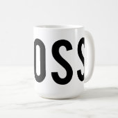 ボスのように コーヒーマグカップ (正面右)
