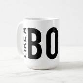 ボスのように コーヒーマグカップ (正面左)