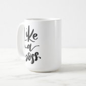 ボスのように コーヒーマグカップ (正面左)