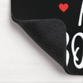 ボスのように |ハート マウスパッド (コーナー)