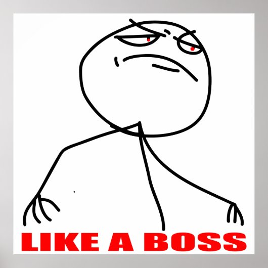 ボスのように ポスター (正面)