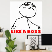 ボスのように ポスター (ホームオフィス)