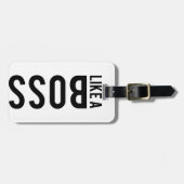 ボスのように ラゲッジタグ (正面横)