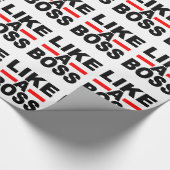 ボスのように ラッピングペーパー (角)