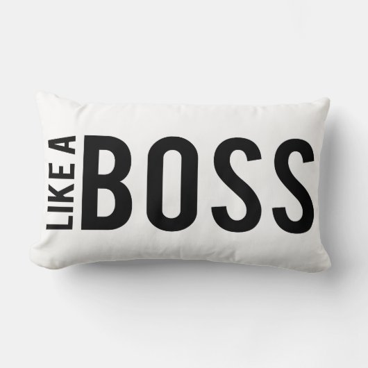 ボスのように ランバークッション (正面)