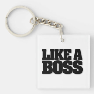 ボスのように、口ひげのキーホルダー キーホルダー