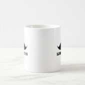 ボスのように、口ひげのデザイン コーヒーマグカップ (中央)