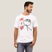 ボスのように Tシャツ (正面フル)