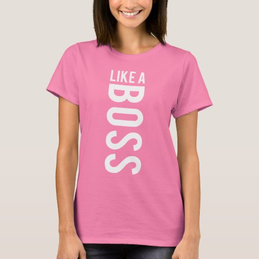 ボスのように Tシャツ (正面)