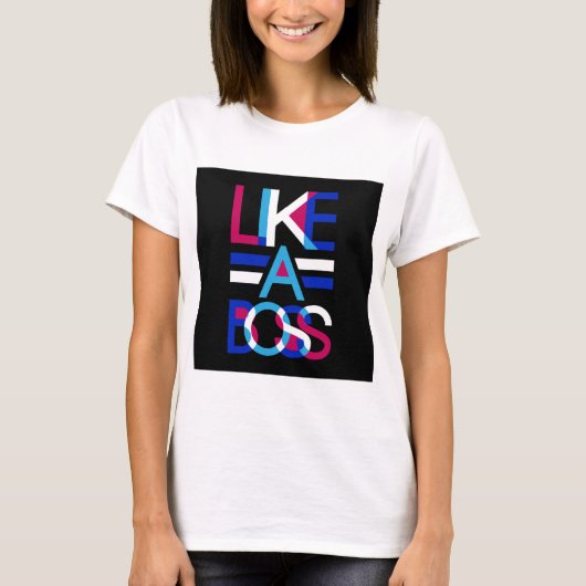 ボスのように Tシャツ (正面)