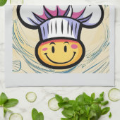 ボスのキッチンとWiFiキッチンタおもしろいオル キッチンタオル (折り畳み)