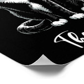 ボスのタキシード猫ラバー子猫タキシード猫オーナー ポスター (角)