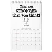 ボスのパンダの陽性はカレンダーを引用します カレンダー (2月 2026)